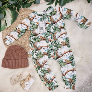 Jungle themed baby outfit by Lottie & lysh