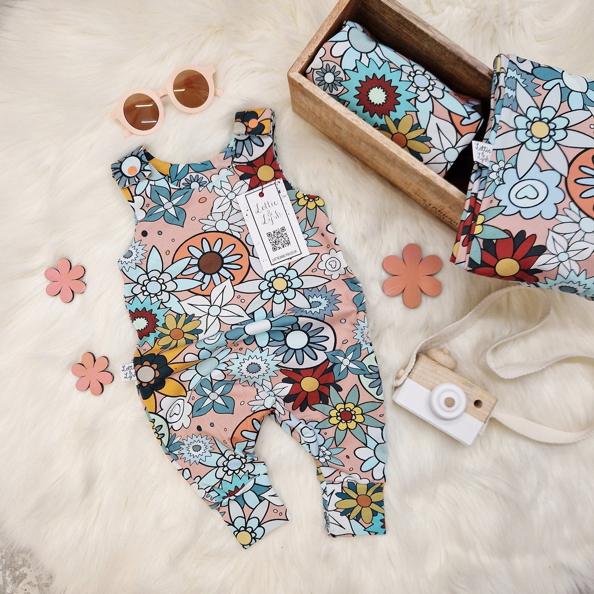 Baby floral outfit best sale