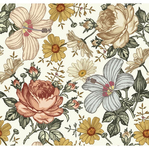 floral print jersey fabric by Lottie & Lysh