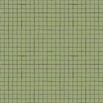 sage grid printed jersey fabric by lottie and lysh