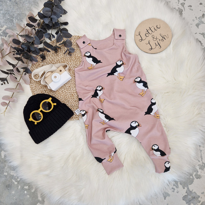 Puffin baby and toddler romper by Lottie & Lysh