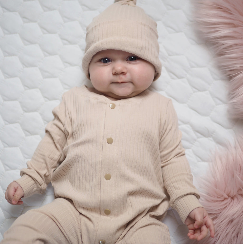 Unisex baby sweater romper by Lottie & Lysh