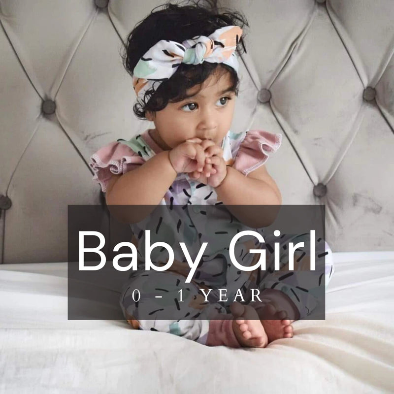 Baby girl leggings & Headband set in Floral print by Lottie & Lysh