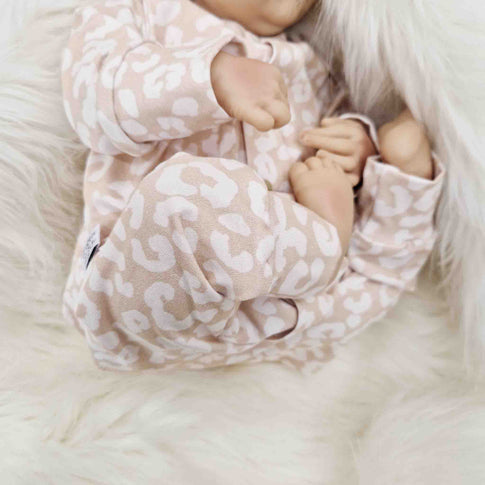 Leopard print 2025 newborn baby clothes