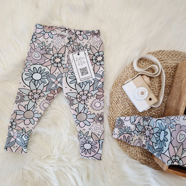 Floral Child and Baby Leggings