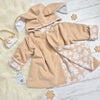 baby girls beige bunny coat with ears