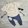 leopard print kids tshirt