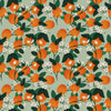 orange print baby clothing
