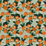 orange print baby clothing
