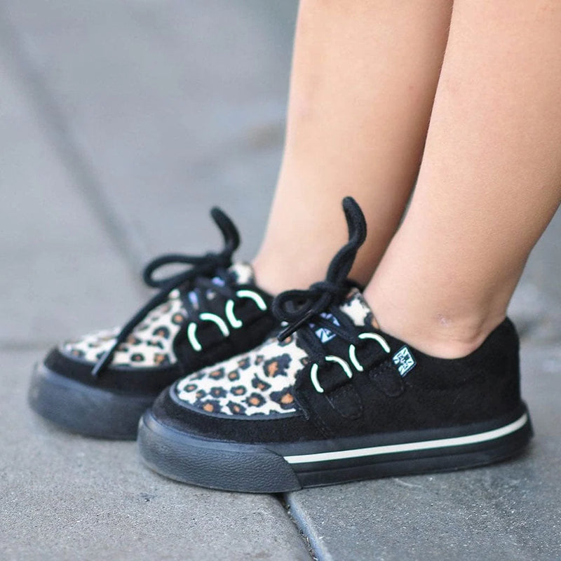 TUK leopard print toddler sneakers