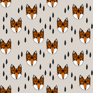 fox print baby clothing
