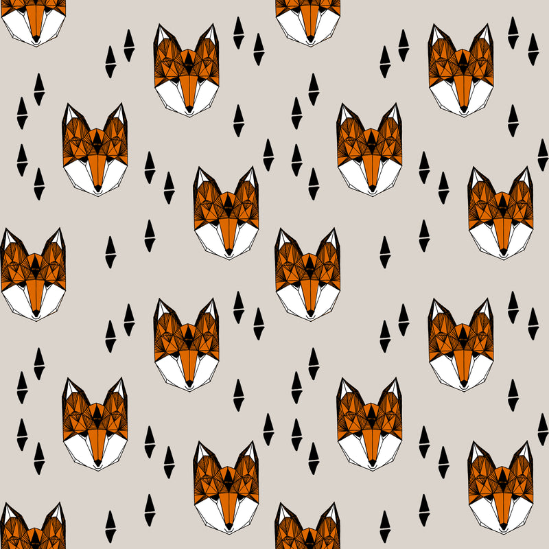 fox print baby clothing
