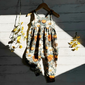 bee print baby and toddler floral outfit