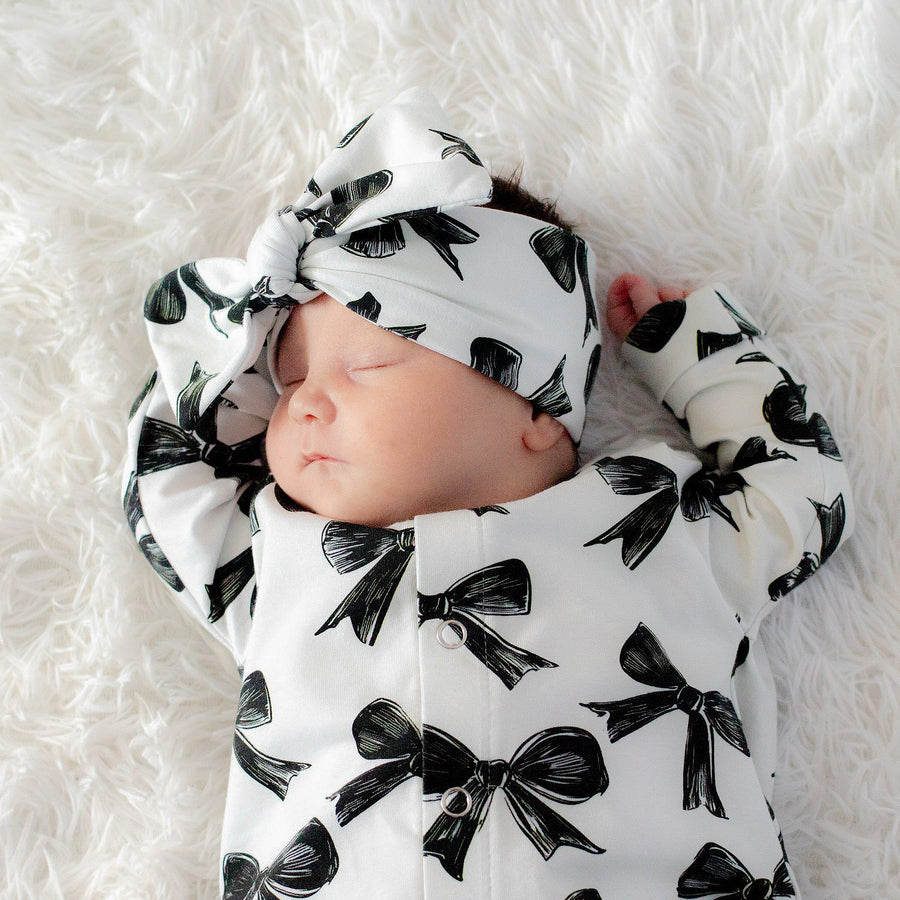 Bow Baby Girl Romper