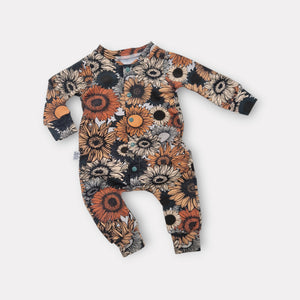 floral printed baby sleepsuit by Lottie & Lysh