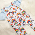 Rainbow print kids clothing