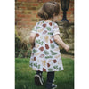 festive leaves organic t-shirt toddler and baby dress