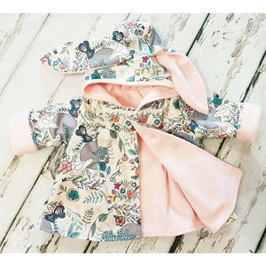 Spring scents baby and toddler girls bunny jacket with ears by Lottie & Lysh