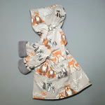 Reversible Toddler & Baby Jacket | Hello Bear & Grey