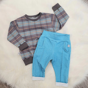 Tartan toddler and baby top by Lottie & Lysh
