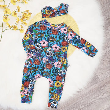 Baby girl hot sale floral outfit