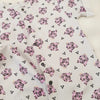 light grey jersey fabric with pink big cat detail by lottie & lysh