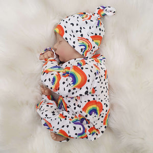 rainbow baby clothing by Lottie & Lysh