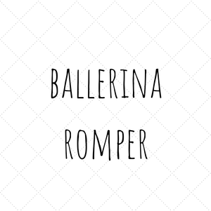 Design your Own - Ballerina Romper