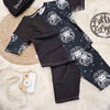 Lion Noir shorts and t-shirt set handmade in the uk