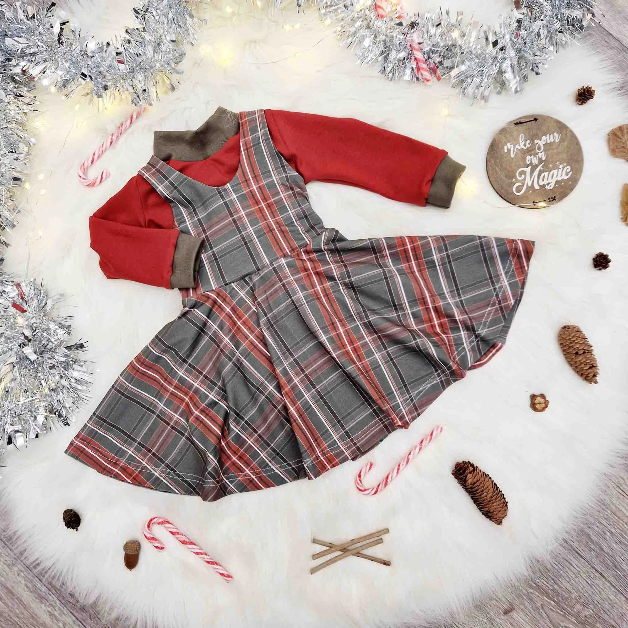 Christmas pinafore outlet