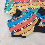 rainbow and leopard print bummies by Lottie and lysh