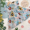 Floral baby clothes by Lottie & Lysh - retro floral gathered waist t-shirt dress