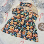 Handmade christmas dress for toddlers and baby girls by Lottie & Lysh