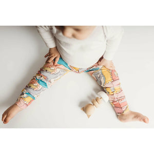 dinosaur print baby and toddler leggings by lottie and lysh