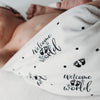 Welcome to the world newborn baby swaddle
