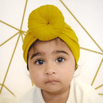 handmade baby turban style headwrap. Stretchy hat for newborns