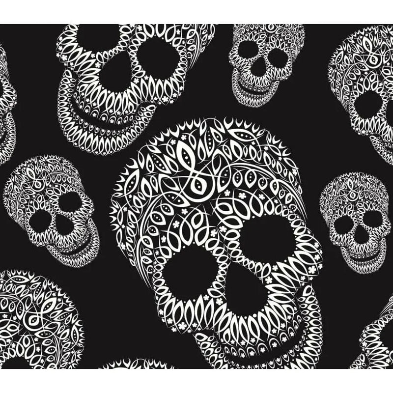 Monoskulls jersey fabric by Lottie & Lysh