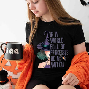 Lottie & Lysh printed witch Halloween t-shirt