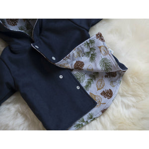 baby boys bunny jacket made in the uk