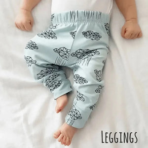 Handmade baby and toddler leggings by Lottie & Lysh. 