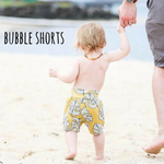 baby and toddler bubble shorts ethically created in the UK