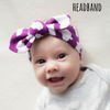 Knotted baby headband to match any of our handmade baby outfits at Lottie & Lysh