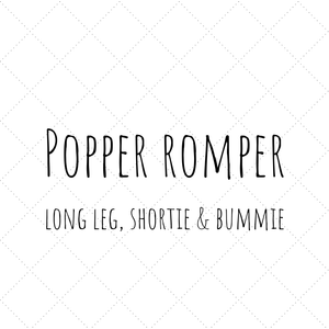 Design Your Own - Popper Romper