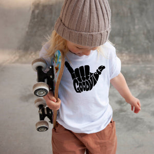 Kids surf shacka printed t-shirt