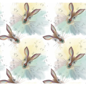 Exclusive Hare print fabric designed for Lottie & lysh organic